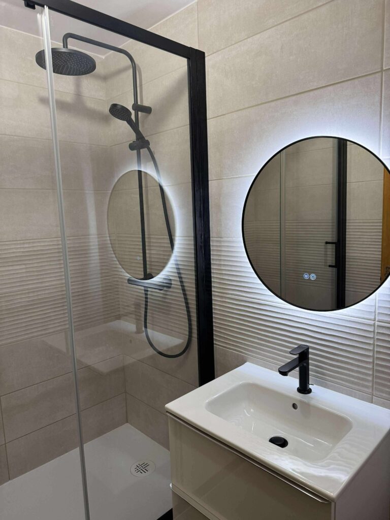 Douche design, style affirmé