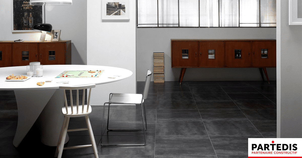 Carrelage noir tendances Partedis Carrelage noir tendances Partedis