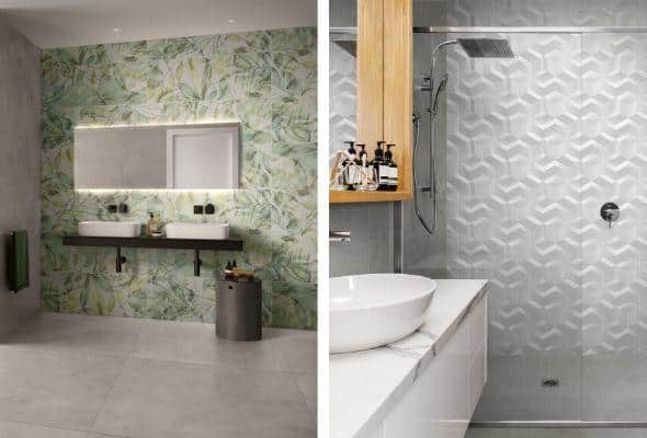 Carrelage motif et relief salle-de-bain-design-carrelage-motif