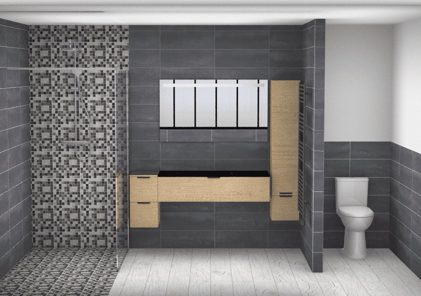 Une salle de bain parentale et une autre pour les enfants !