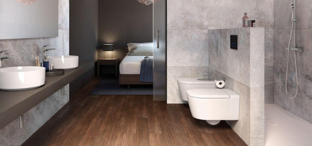 carrelage bois salle de bain partedis