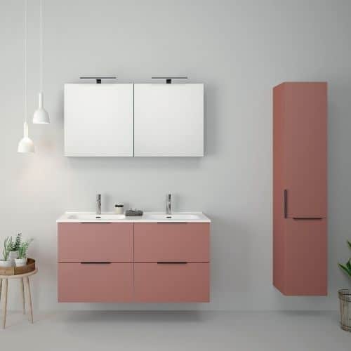 meuble-bain-terracotta-algorel couleur tendance 2022 meuble bain terracotta algorel