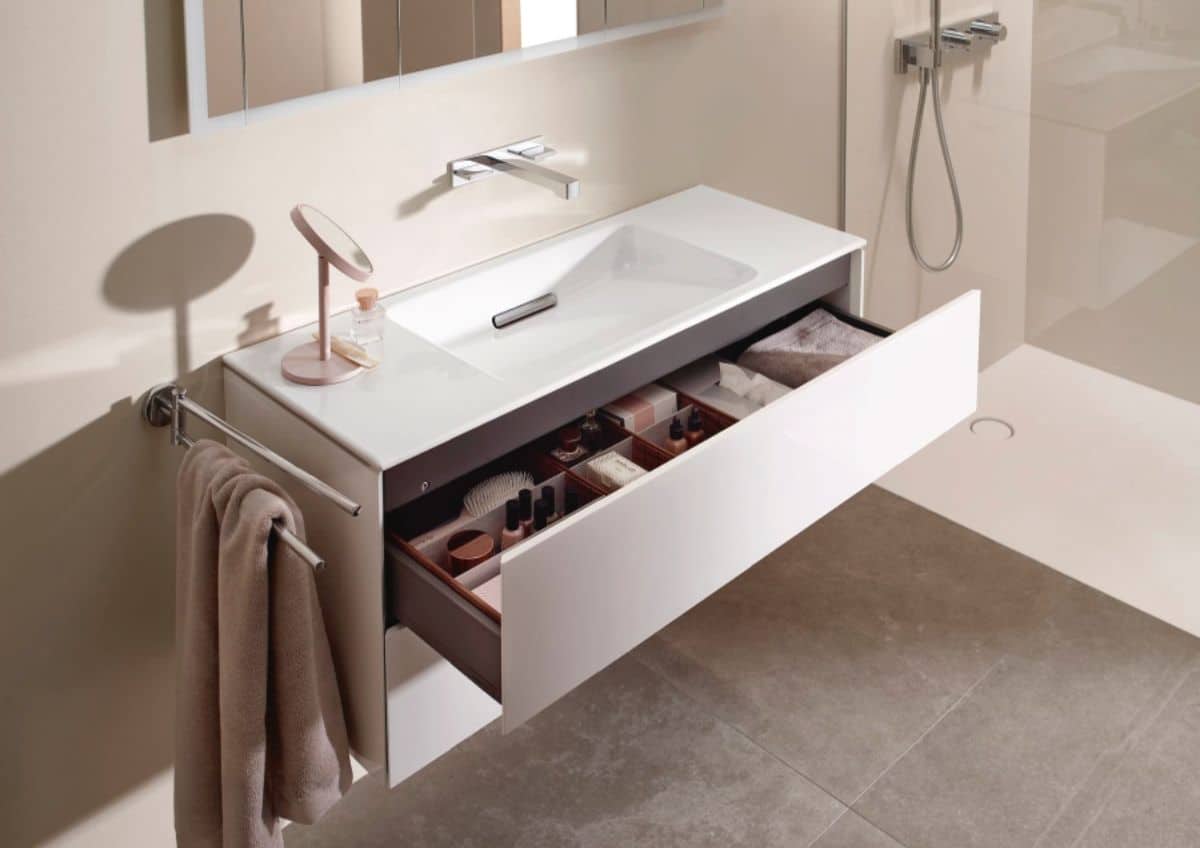 meuble-salle-de-bain-blanc-tendance-2022 meuble salle de bain blanc couleur tendance 2022