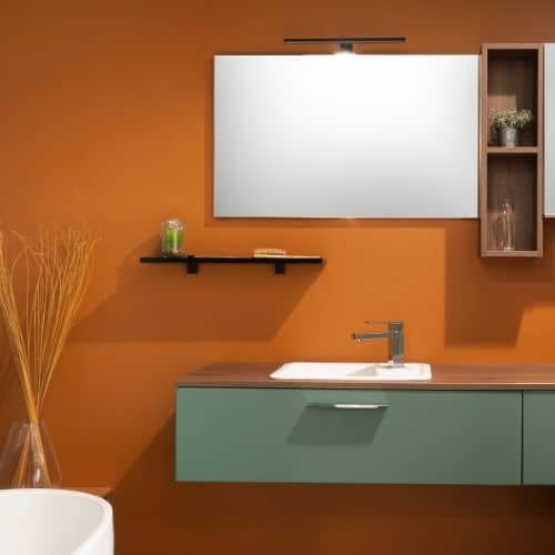 salle-de-bain-camel-2022 salle de bain camel couleur tendance 2022